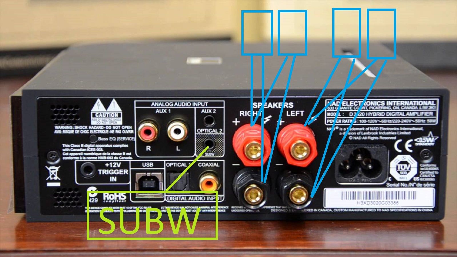 wiring a dual channel speaker